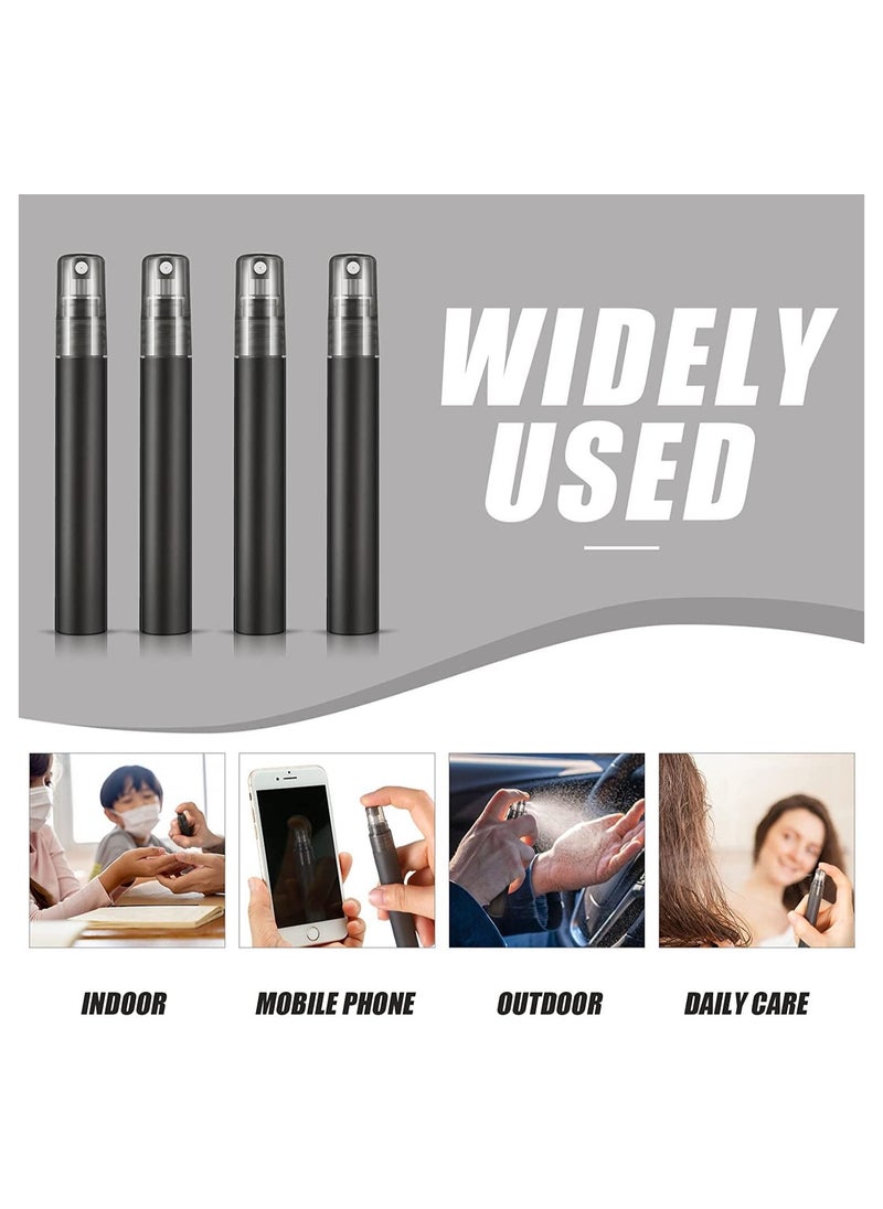 Spray Travel Perfume Bottles 10 ml Mini for Women Small Fine Mist Spray Bottles Portable Frosted Plastic Refillable Perfume Bottles Empty Atomizer Sample Containers for Essential Oils 25 Pcs