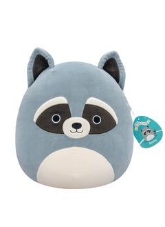 Squishmallows راكون رمادي صغير بمقاس 7.5 بوصة مع بطن كوردروي أبيض مرخص رسميًا من كيلي توي لعبة محشوة ملونة هدية ناعمة للأطفال الفتيات والصبية قابلة للغسل لعبة مريحة متعددة الألوان لجميع الأعمار  - Image 1