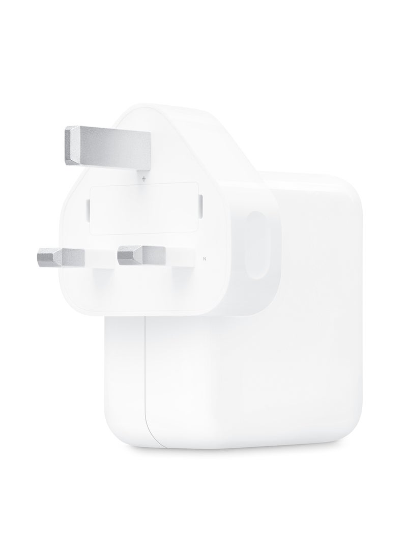 Apple 35W DUAL USB-C POWER ADAPTER-ZEE White - Image 3