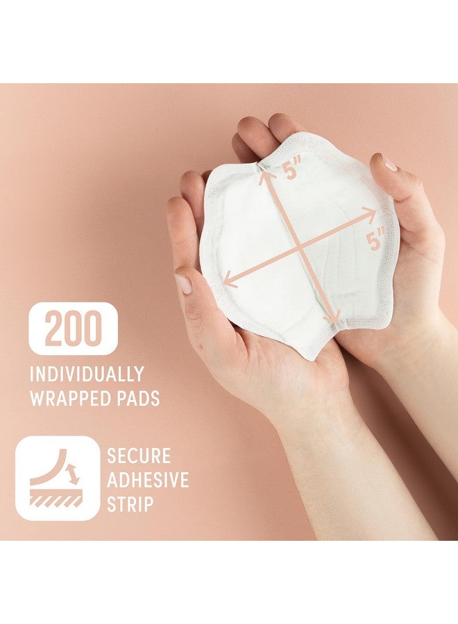 Zomee Disposable Breast Pads for Breastfeeding - Ultra-Absorbent/Leak-Proof/Discreet/Secure - Highly Portable: Individually Wrapped - Soft & BPA-Free (Pack of 200) - Image 3
