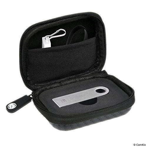 CamKix Protective Case for Ledger Nano S Bitcoin/Cryptocurrency Wallet including USB Strap for Transport, Power and Data Transfer - Durable Nylon Hardshell Case with Mesh Pocket - Light, Secure - Image 2