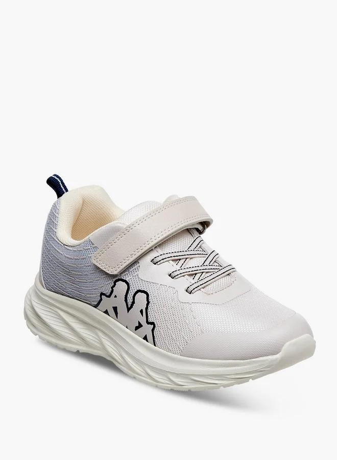 Kappa Unisex Logo Print Hook And Loop Sports Shoes