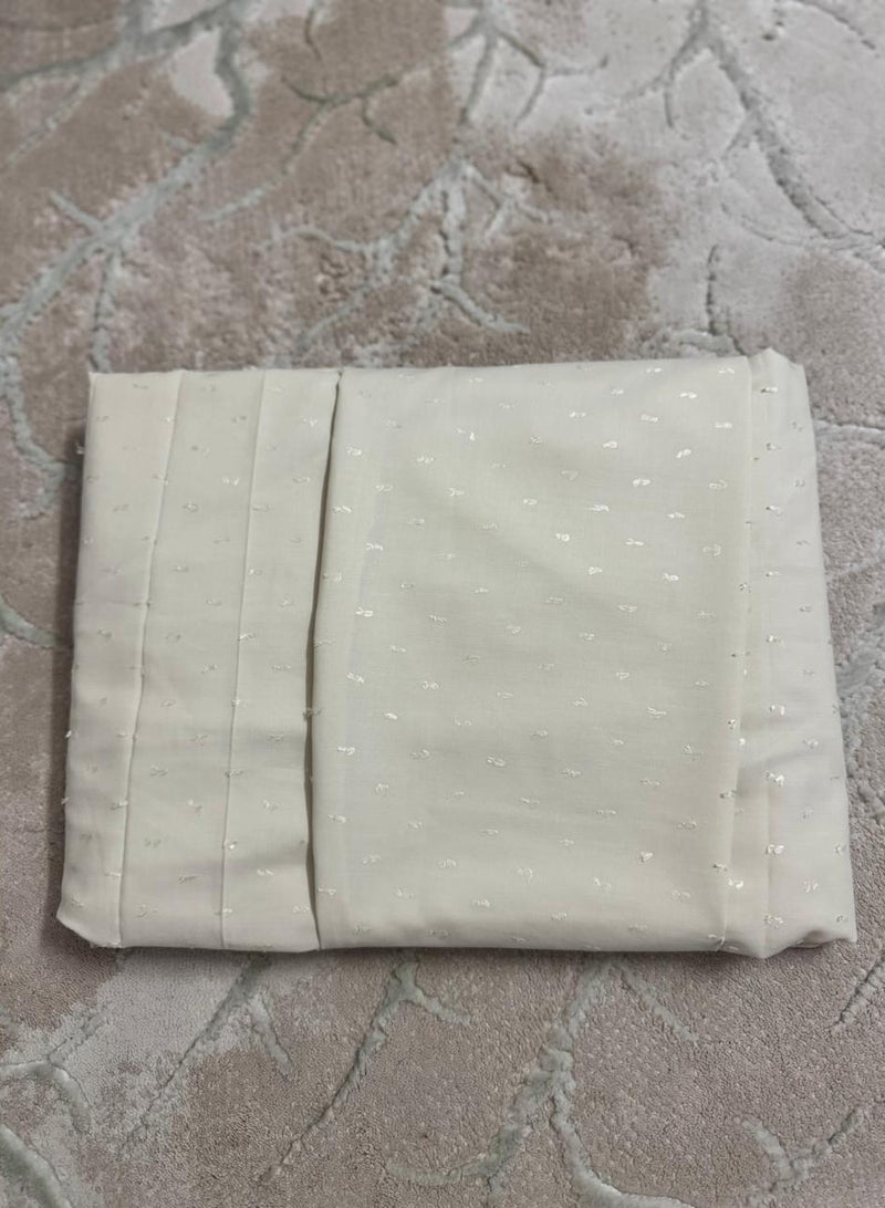 Brides Polka dot prayer jalal with sleeves and side tie - Image 2