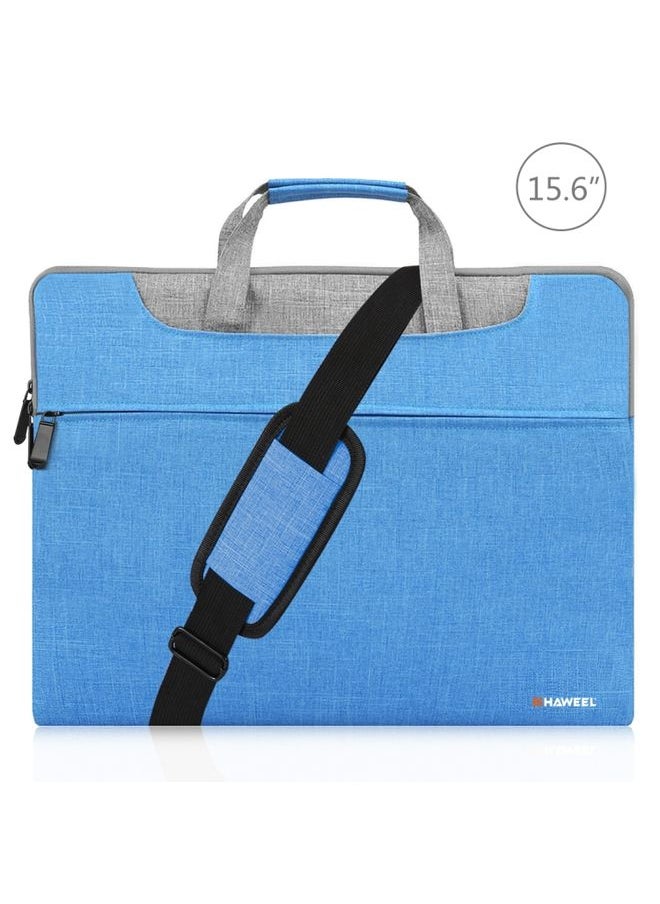 BURAQ - HAWEEL 15.6inch Laptop Handbag, For Macbook, Samsung, Lenovo, Sony, DELL Alienware, CHUWI, ASUS, HP, 15.6 inch and Below Laptops(Blue) - Image 1