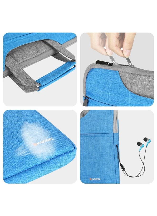 BURAQ - HAWEEL 15.6inch Laptop Handbag, For Macbook, Samsung, Lenovo, Sony, DELL Alienware, CHUWI, ASUS, HP, 15.6 inch and Below Laptops(Blue) - Image 1