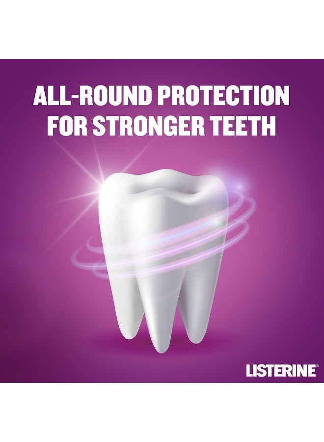 Listerine غسول فم توتال كير لحماية الأسنان بنكهة خفيفة مع فلورايد بدون كحول 250 مل - Image 4