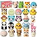 OMyFav 24PCS Party Favors for Kids Cute Squishies Toys Bulk Easter Egg Fillers for Kids Easter Gifts for Kids Classroom School Pinata Stuffers Birthday Gifts for Boys Girls Classroom Prizes Elementary - Image 3
