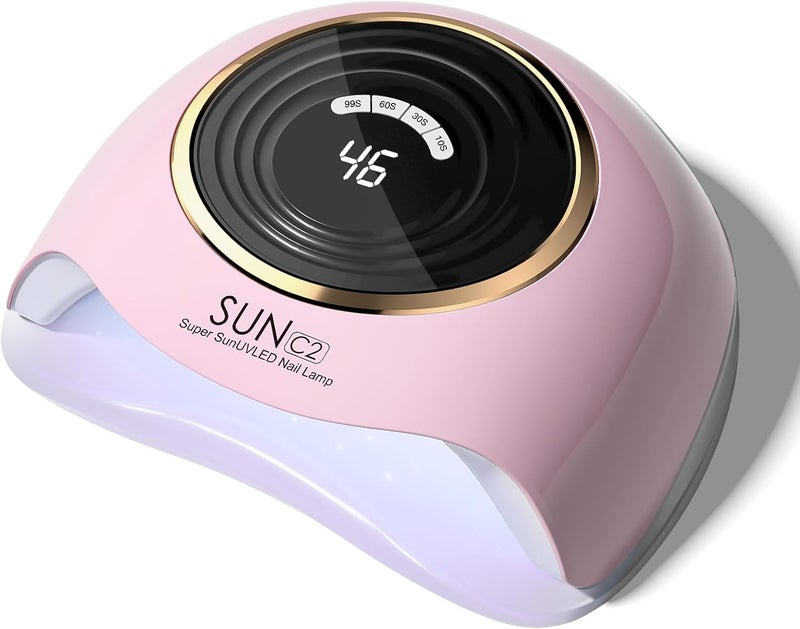 UV Nail lamp 288W UV Light for Gel Nails Led Nail Light with LCD Display 4 Timer Settings and Auto Sensor Professional Fast Curing Nail Dryer Nail Art for Home  Salon