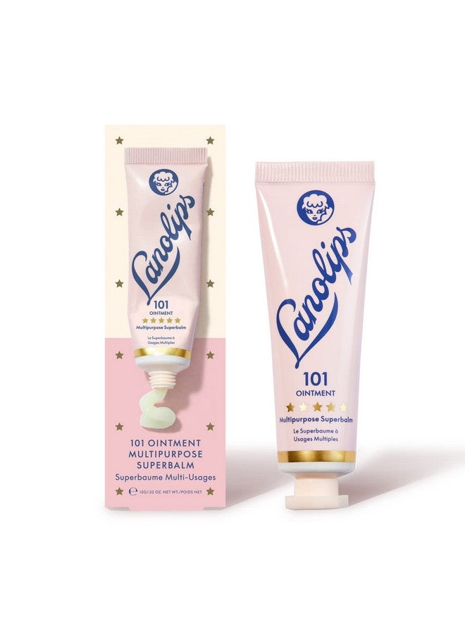 لانو ليبس مرهم لانوليبس ١٠١ - مرطب شفاه باللانولين لشفاه ناعمة ورطبة وصحية - مرهم شفاه متعدد الاستخدامات بزيت اللانولين للشفاه الجافة والبشرة المحيطة بالأظافر وغيرها - مرطب شفاه سوبر بالم الأصلي (٠٫٥٢ أونصة) - Image 2