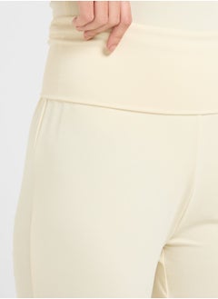 Ginger Basics Foldover Flared Pants  - Image 4