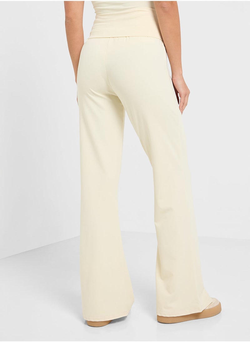 Ginger Basics - Foldover Flared Pants - Image 1