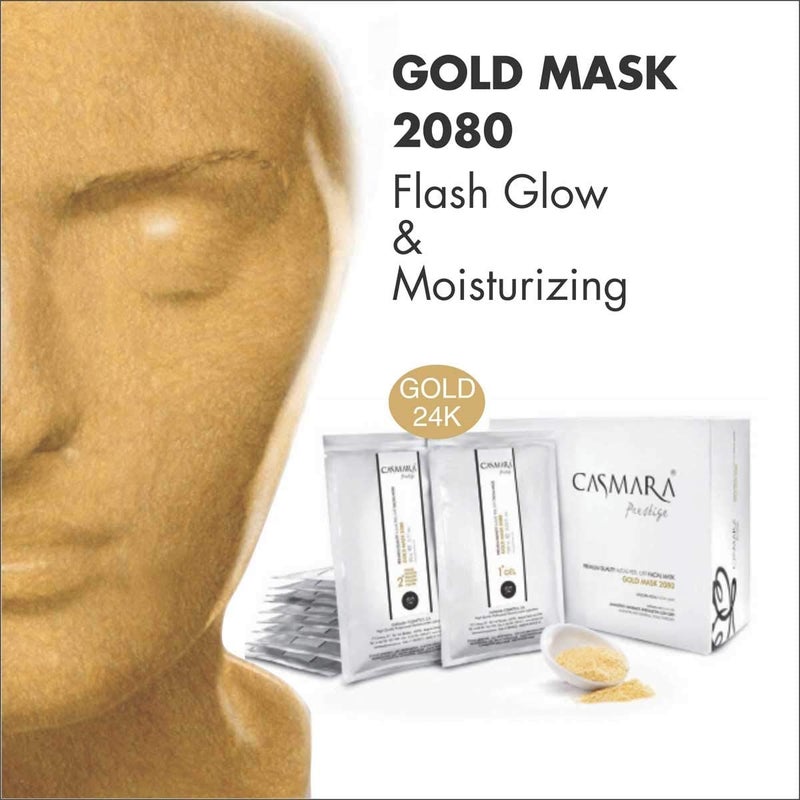Casmara Gel and Powder Gold Mask 2080 Pack of 1 - Image 2