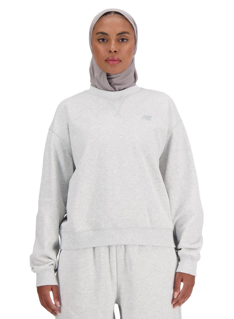 نيو بالانس سويت شيرت أثليتكس من نسيج التيري الفرنسي - Image 1