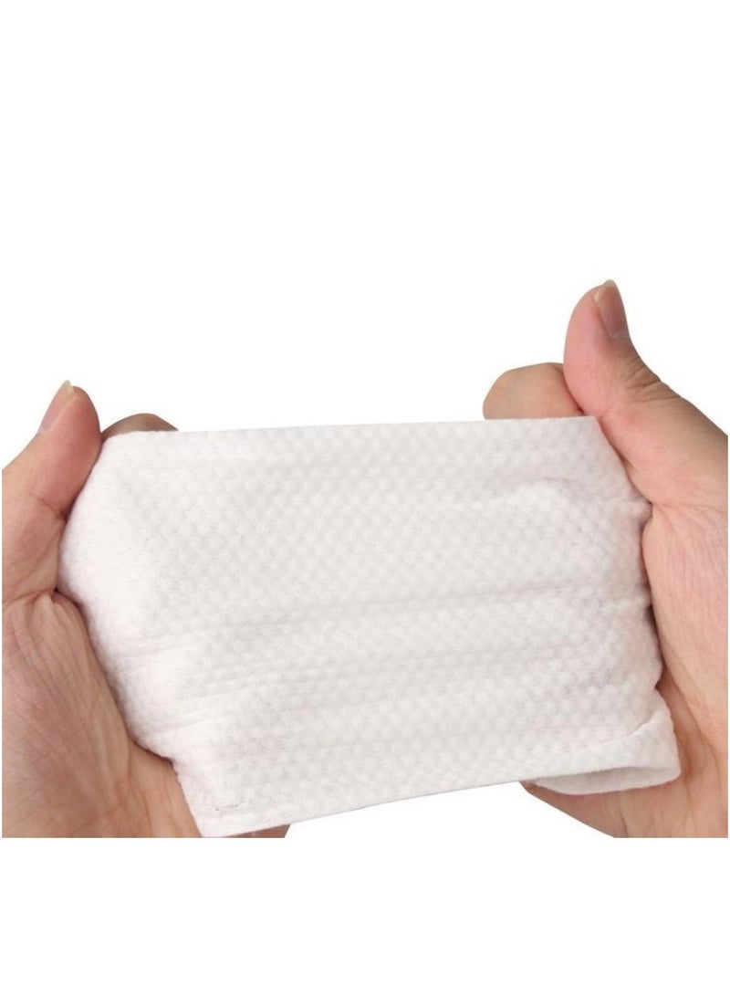 5 PCS Compressed Bath Towels, Disposable Cotton Bath Towels, large Size 140 * 70 CM, Travel Bath Towel, Suitable for Hiking Camping Beach Swimming and Traveling  - Image 4