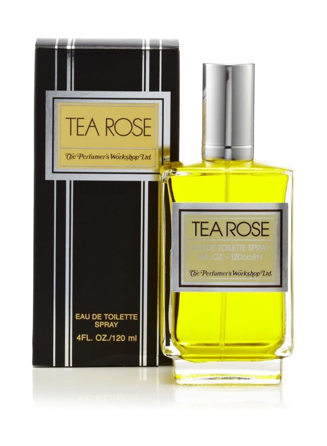 Perfumers Workshop Tea Rose Eau De Toilette Spray For Women 4.0 Fluid Ounce - Image 1