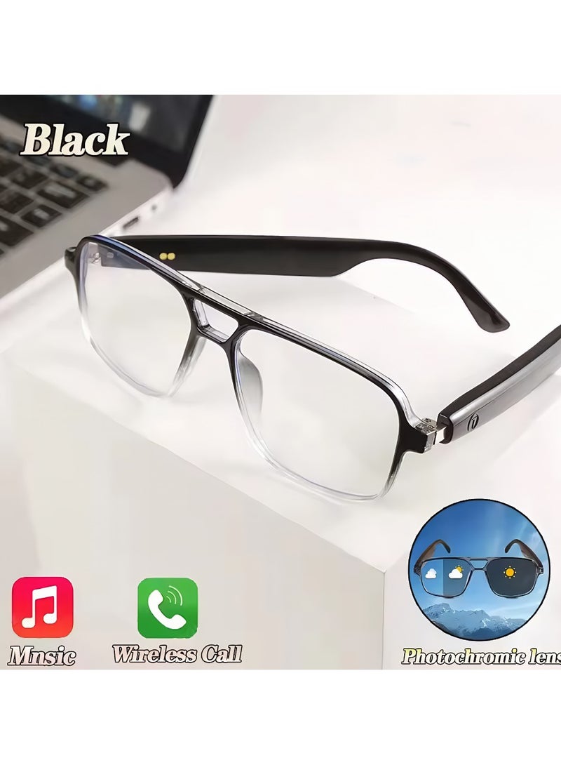 Smart Audio Glasses Wireless Bluetooth Glasses For Anti-blue Light Voice Assistant Listen Music Navigation Glasses - Image 1