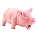 Ichiias Dog Chew Toy Squeaky Pig Dog Toys Latex Grunting Pig Sound Play Dog Toy Cute Pig Grunting Squeak Latex Interactive Squeak Funny Cute Dog Toy Pet Dog Puppy ToyPink - Image 3