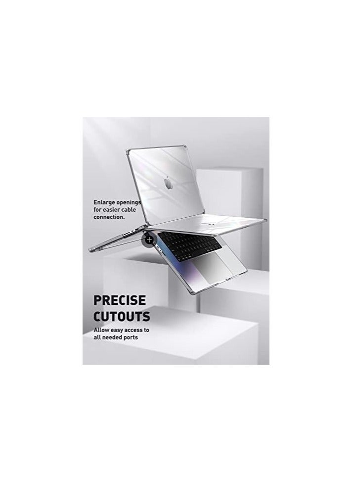 سوبكيس حافظة SUPCASE [سلسلة Unicorn Beetle] مصممة لجهاز MacBook Pro 14 بوصة (إصدار 2021) A2442 M1 Pro / M1 Max، غطاء حماية شفاف رفيع لجهاز MacBook Pro 14 بوصة مع معرف اللمس - أسود - Image 5