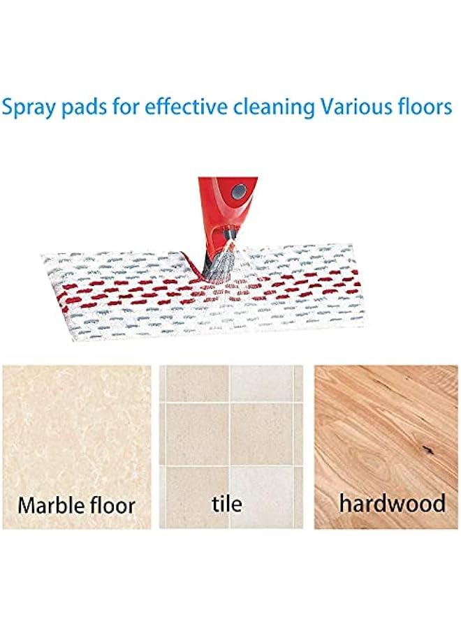 Arabest 6 Pack Replace Mop Pads for Promist Max Microfiber Spray Mop Refill, Washable Reusable Replace Spray Mop Pad Head - Image 4