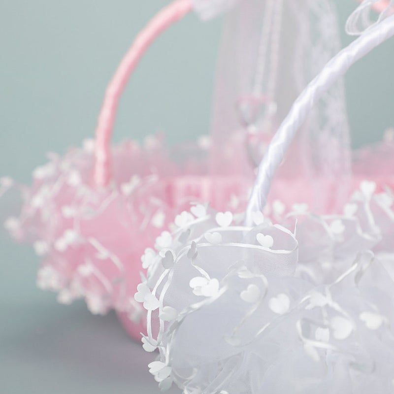 Wedding Basket Portable Flower Basket Celebration Photography Props - Image 1