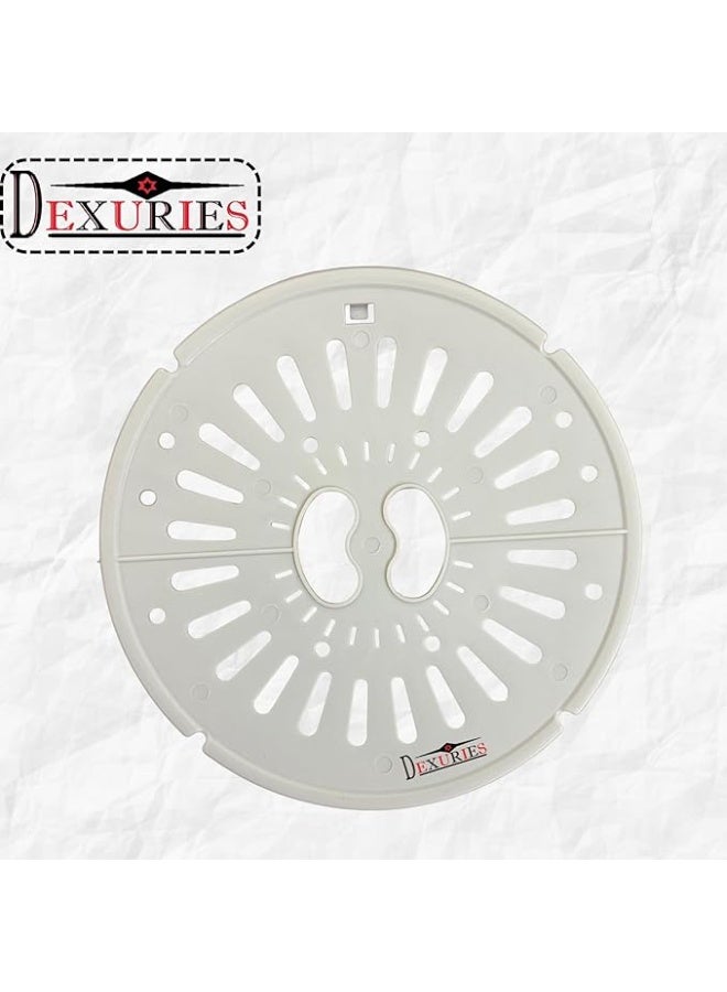 DEXURIES Dryer Spin Cap/Saftey Cover/Spinner Safety Cover/LID for LG 6kg/6.5kg/7kg Semi Automatic Washing Machine Match Size (Size- 9.5Inch/24.5cm) (Pack of 2 Pcs) (LG 9.5 inch) - Image 2