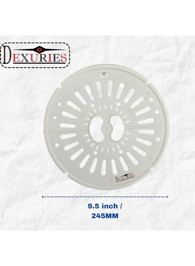 DEXURIES Dryer Spin Cap/Saftey Cover/Spinner Safety Cover/LID for LG 6kg/6.5kg/7kg Semi Automatic Washing Machine Match Size (Size- 9.5Inch/24.5cm) (Pack of 2 Pcs) (LG 9.5 inch) - Image 4
