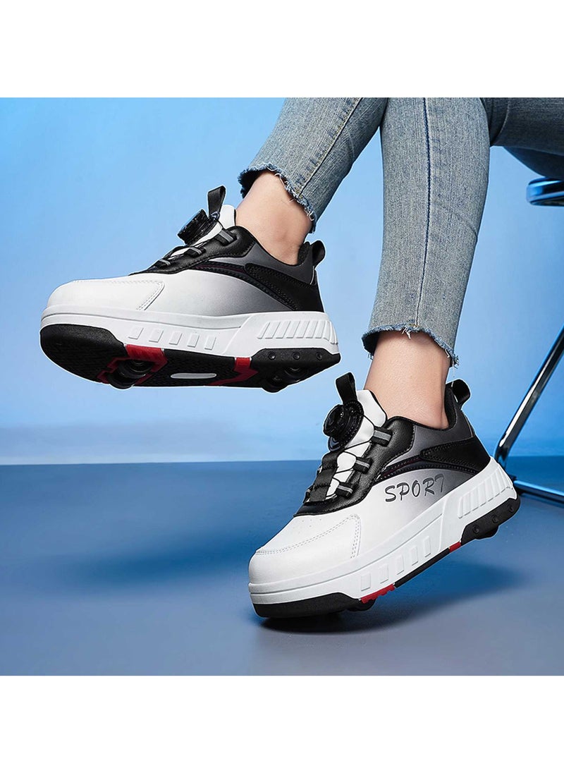 Joshberg Sneaker Skate Shoes with Wheels Roller Skates Shoes  - Image 4