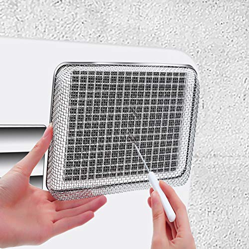 TOODOO 2 Pieces Flying Insect Screen RV Furnace Vent Cover (4.5 x 4.5 Inch)(8.5 x 6 Inch) Stainless Steel Mesh with Installation Tool - Image 5