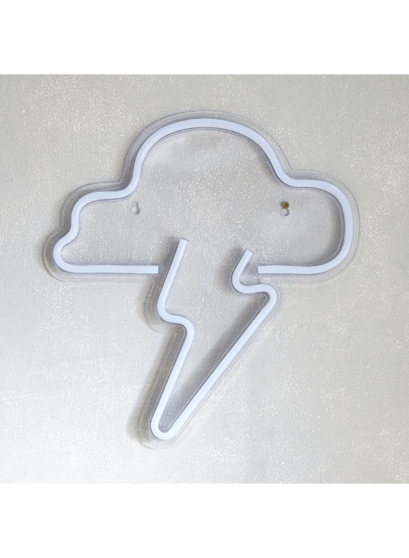 Home Box Lyn Thunder Frame LED Neon Light 31 x 33 x 2 cm  - Image 2