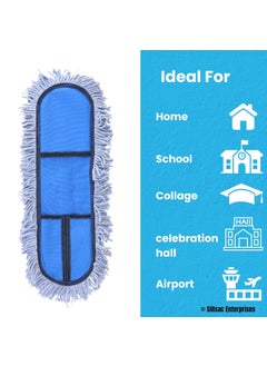 Sillsac ENTERPRISES Sillsac ENTERPRISES Dry Mop Refill Perfect for Easy Cleaning and Dusting MultiPurpose Cleaning Mop Mop for Floor Cleaning 2 Piece PackPack of 2 18 Inch Mop Refill  - Image 5