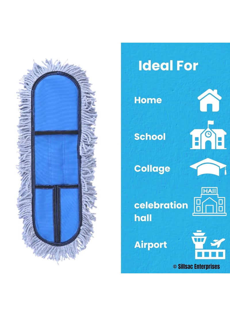 Sillsac ENTERPRISES Sillsac ENTERPRISES Dry Mop Refill Perfect for Easy Cleaning and Dusting MultiPurpose Cleaning Mop Mop for Floor Cleaning 2 Piece PackPack of 2 18 Inch Mop Refill  - Image 5