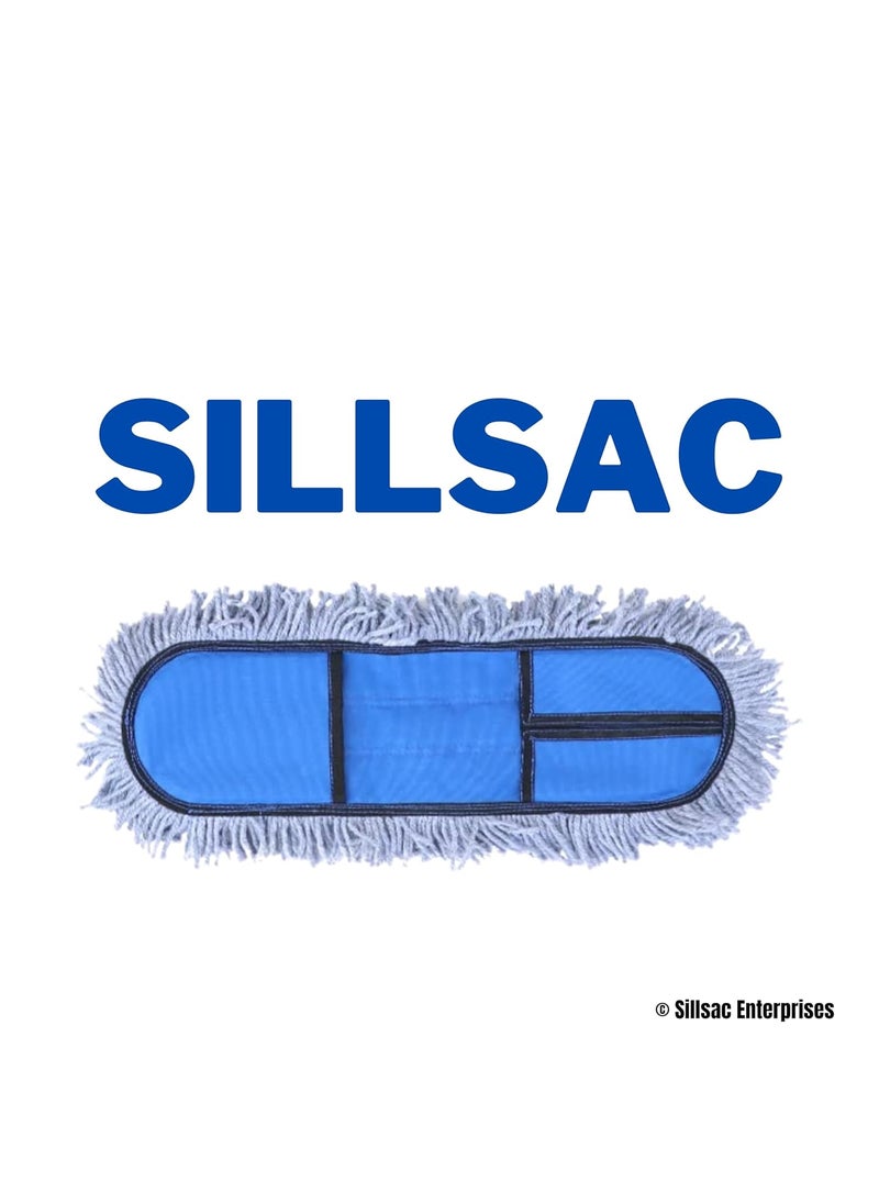 Sillsac ENTERPRISES Sillsac ENTERPRISES Dry Mop Refill Perfect for Easy Cleaning and Dusting MultiPurpose Cleaning Mop Mop for Floor Cleaning 2 Piece PackPack of 2 18 Inch Mop Refill  - Image 2