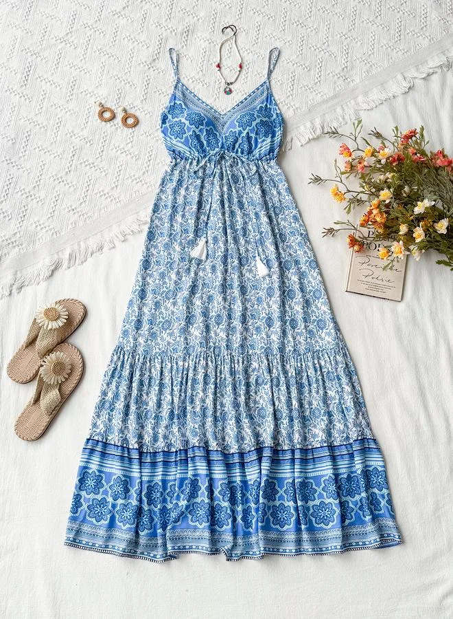 Take Two Take Two Women Blue Strappy Maxi Dress