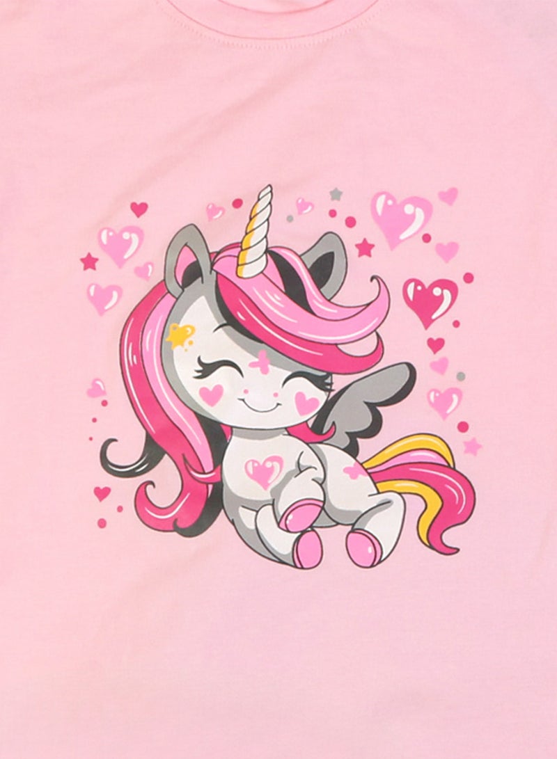 Zercon Summer Pajama Set for Girls 8201 - Image 2