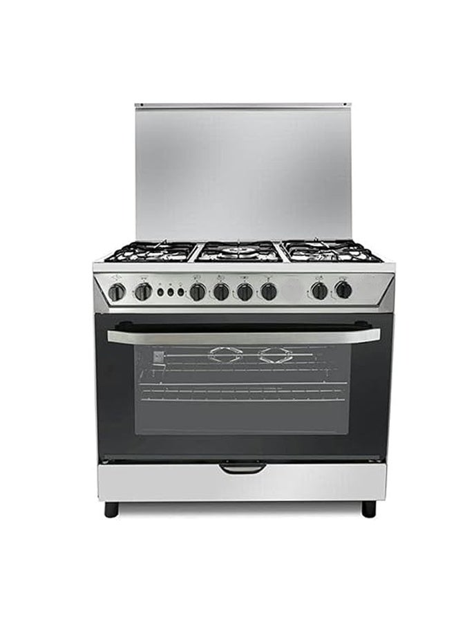 فالكون فرن غاز فالكون60 × 90 سلفر وش استيل امان - 12412 - Image 1