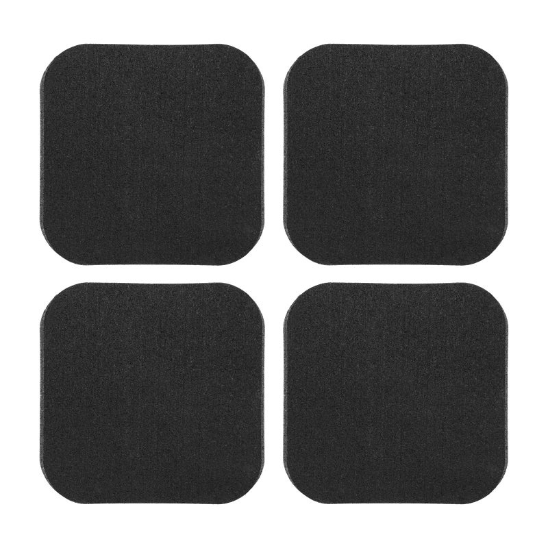 Coolrunner 4Pcs Treadmill Mats, Coolrunner High Density Equipment Pads Noise Reduction for Floor Protection, Washing Machine Pads, Anti Vibration Rubber mats for Stationery Bike, Rowing Machine, Home Gym Station - Image 1