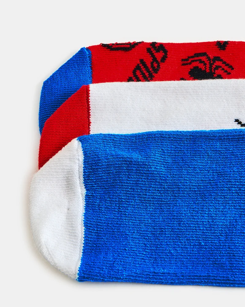 Redtag Boys Assorted Ankle Length Socks (3 Pairs)