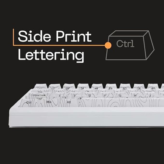 Higround SUMMIT 2.0 SNOWSTONE 65% MECHANICAL USB WIRED GAMING KEYBOARD, DREAMLAND LINEAR SWITCHES, PROGRAMABLE RGB, HOT-SWAPPABLE, DEEP THOCK CREAMY SOUNDING PC KEYBOARD - Image 2