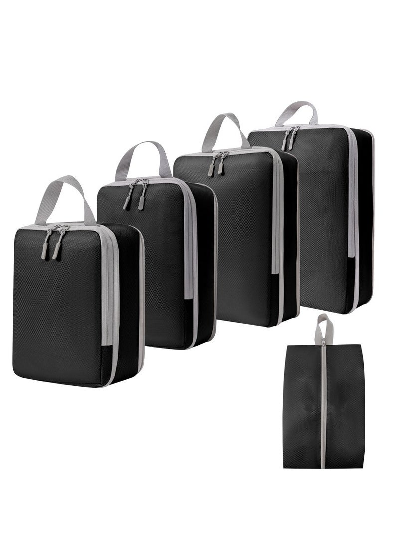 Compression Storage Bag Travel Essentials 5 Sets Expandable Travel Bag Organizer Bags  - Image 1