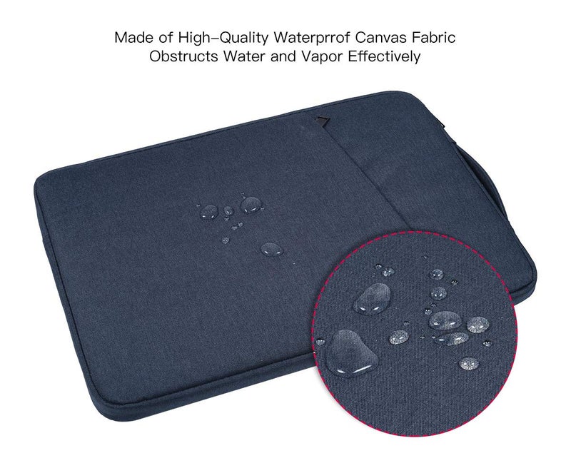 iKammo 14 Inch Laptop Briefcase Case Bag For Lenovo Flex 5 14""/Yoga C940 C740  Acer Chromebook/Lenovo Ideapad 3 14""  Dell Inspiron 14 5482/Hp Pavilion 14/ Hp Elitebook 840 Notebook Bag(Blue) - Image 5