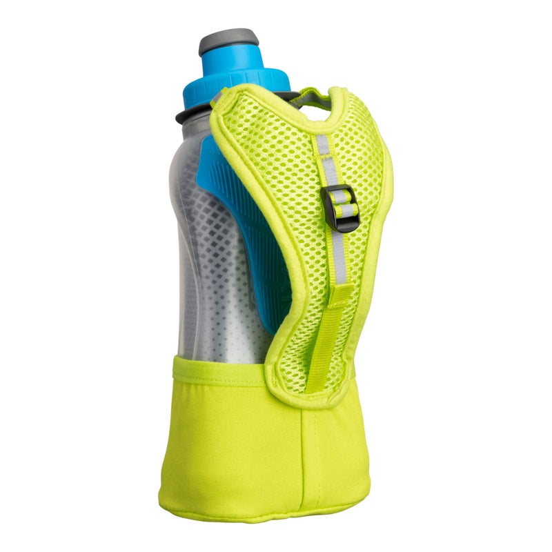 NATHAN Running Handheld Water Bottle Adjustable No-Grip Quick Squeeze Lite Hand Strap. 12 oz Insulated Water Bottle. Reflective Hydration - Image 2