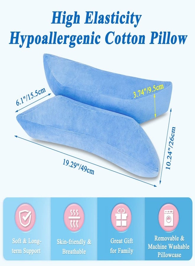 Zelen Anti Wrinkle Pillow for Side Sleepers Beauty Sleeping Pillow for Face, Back Stomach Sleeper Anti Aging Pillow Neck and Shoulder Pain Relief Bed Pillows for Side Sleeping - Image 4