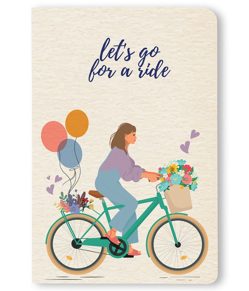 BOUND N FOUND 100 GSM A5 Dot Grid Journal Diary for Women:160 Pages (Cycle) - Image 1