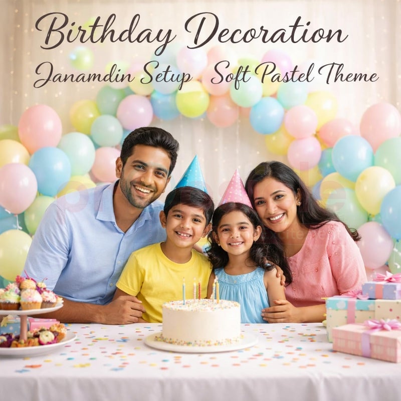 Propsicle 50 Pcs Pastel Balloons 12 Inch Multicolour Latex Set for Birthday Decoration and Baby Shower - Image 3