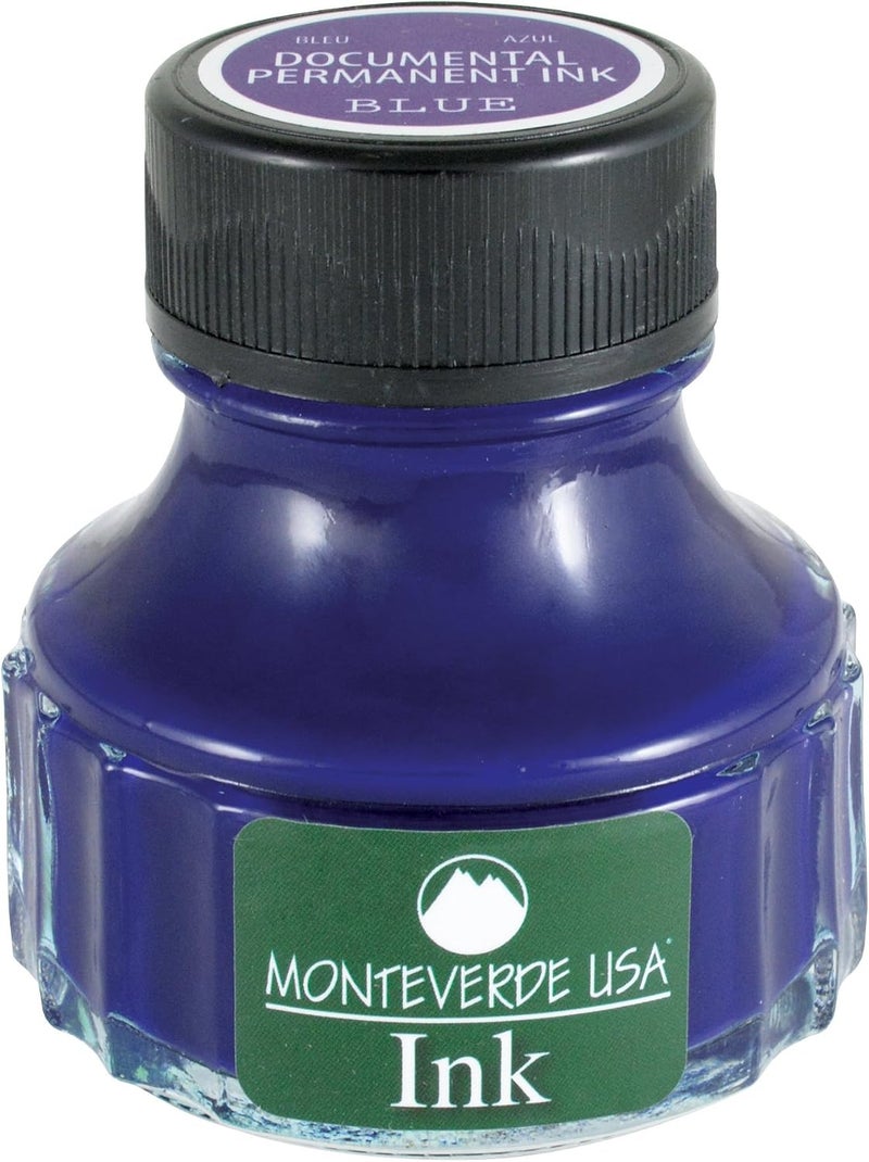 Monteverde USA Ink, 90 ml Documental Permanent Blue (G308DU) - Image 1