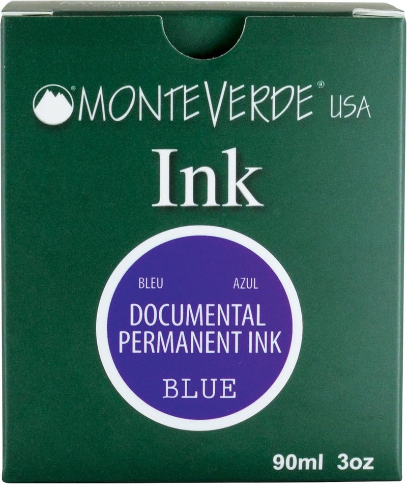 Monteverde USA Ink, 90 ml Documental Permanent Blue (G308DU) - Image 5