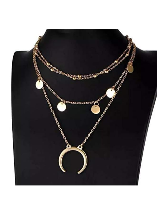 YouBella Fashion Jewelery Gold Plated Necklace And Earrings Combo Jewelery Set For Girls And Women Gold Style 9 - Image 2