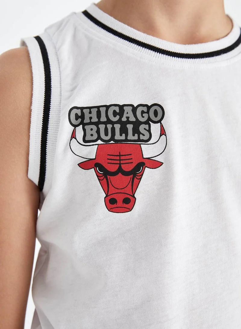 DeFacto  Nba Chicago Bulls Crew Neck Tank Top  | Best Price UAE