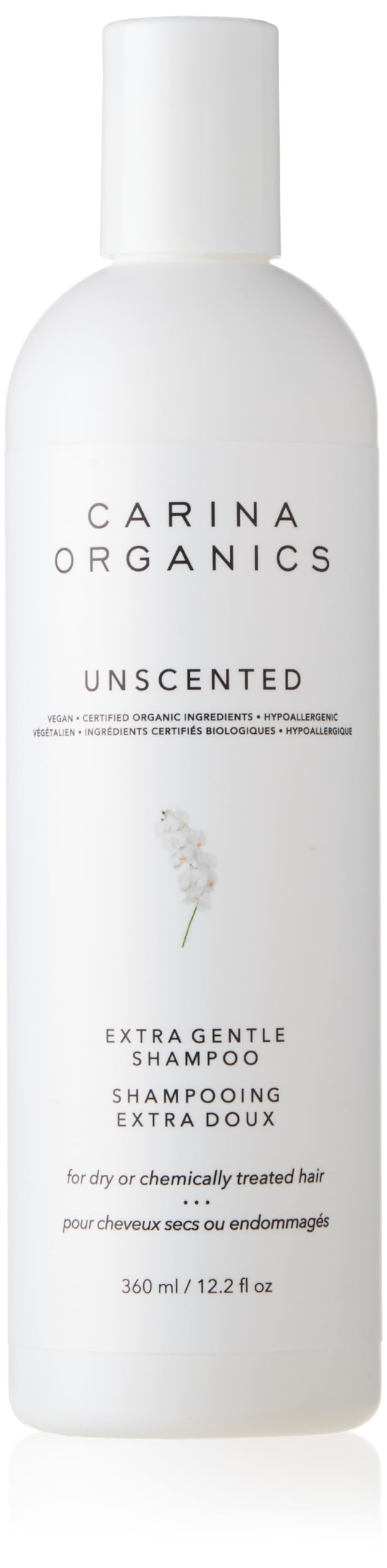 Carina Organics Carina Organics Unscented Extra Gentle Shampoo, 360 Milliliters  - Image 1