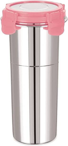 DARSHANAM WORLD Stainless Steel Tumbler with Lid | Glass Tumbler Steel lid | Steel Glass with Lid | Airtight Freezer Safe Capacity 400 ML (600 ML) - Image 1